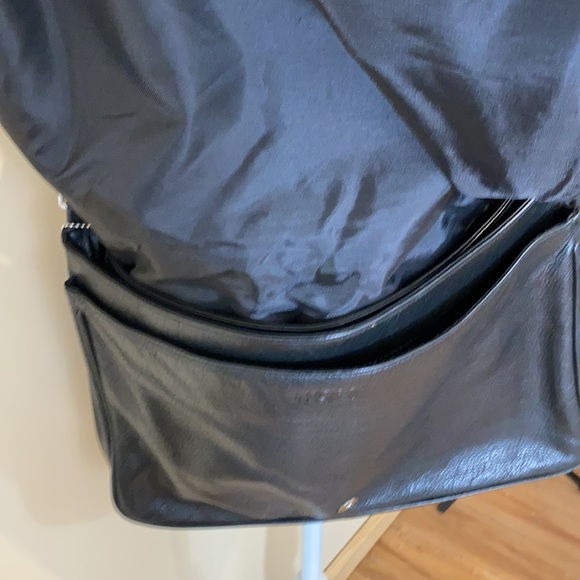 Brand new Black Leather Mori laptop bag - Picture 3 of 7